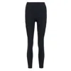 Yes Flâneuse Women's Gwen Leggings With Mesh Side Pockets Black Beauty In Black