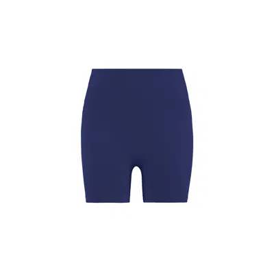 Yes Flâneuse Women's Hailey Ruffles Edition Silky Soft Mini Leggings Medival Blue