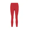 Yes Flâneuse Women's Hope Leggings With Side Mesh Pockets Chinese Red In Red