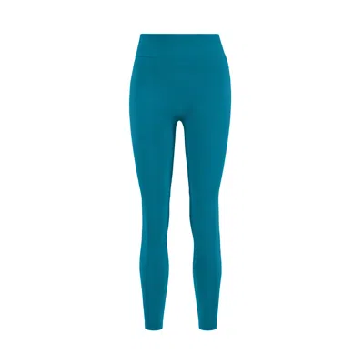 Yes Flâneuse Women's Melissa Ruffles Edition Silky Soft Leggings Mosaic Blue