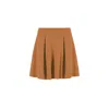 Yes Flâneuse Women's Neutrals Polly Ruffles Skirt With Detachable Leggings Sugar Alomnd In Yellow