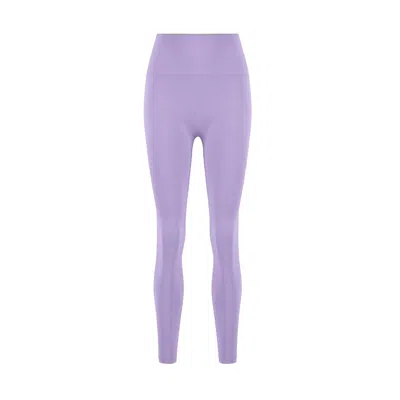Yes Flâneuse Women's Pink / Purple Bethany Signature High Rise Silky Soft Leggings Purple Rose In Pink/purple