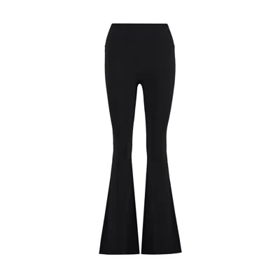 Yes Flâneuse Women's Raquel High Rise Flare Cut Leggings Black Beauty