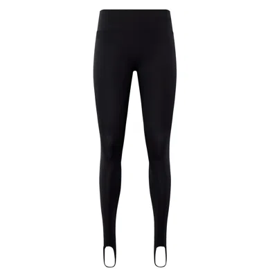 Yes Flâneuse Women's Tony High Wasted Leggings With Foot-strap Black Beauty