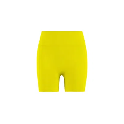 Yes Flâneuse Women's Yellow / Orange Kelsey Silky Soft Leggings Blazing Yellow In Yellow/orange