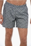 Yes I Am Allover Logo Print Boxer Swimsuit