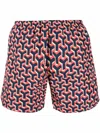 Yes I Am Monogram-print Swim Shorts
