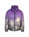 YES I AM PURPLE PALM TREE DUVET