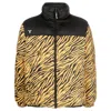 Yes I Am Tiger-print Reversible Padded Jacket In Black