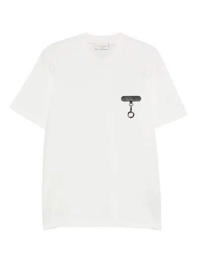 Yes London Charm-detailing T-shirt In White