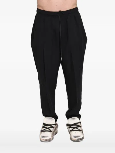 Yes London Drawstring Trousers In Black