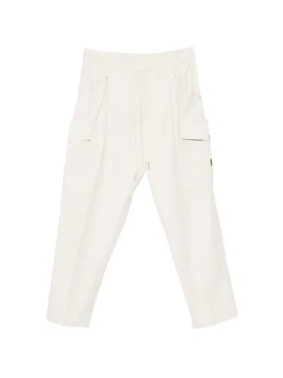 Yes London Drawstring-waist Cargo Pants In Neutral