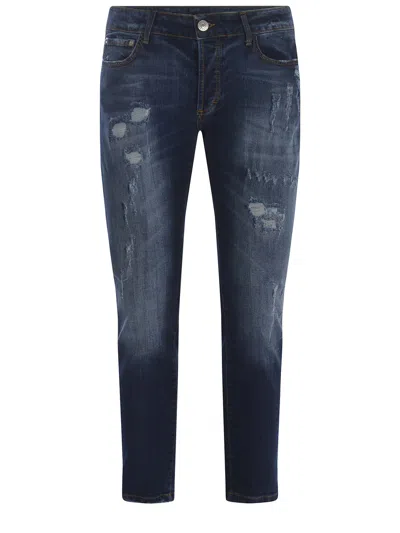 Yes London Jeans  "cool" In Denim Blu Scuro