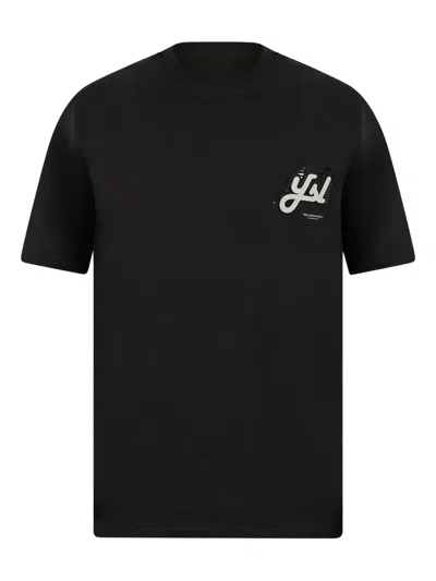 Yes London Logo-detail T-shirt In Black
