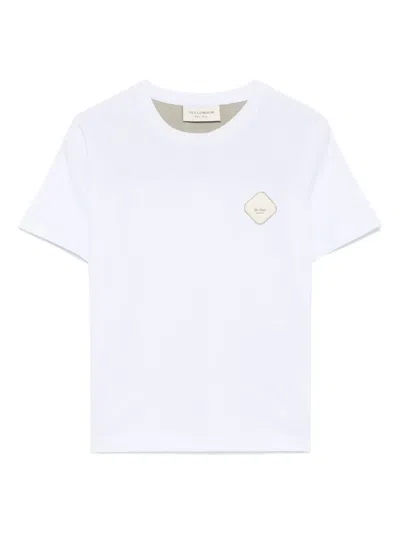 Yes London Kids' Logo-patch T-shirt In White