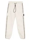 Yes London Logo-patch Trousers In Neutrals