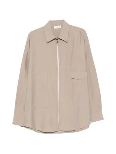 Yes London Long-sleeve Shirt In Neutral