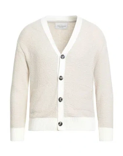 Yes London Man Cardigan Light Grey Size Xxl Polyamide