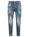 Yes London Man Jeans Blue Size 33 Cotton, Elastane