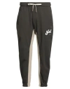 Yes London Man Pants Dark Green Size Xxl Cotton, Elastane In Gray