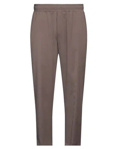 Yes London Man Pants Light Brown Size Xxl Virgin Wool, Polyester, Elastane