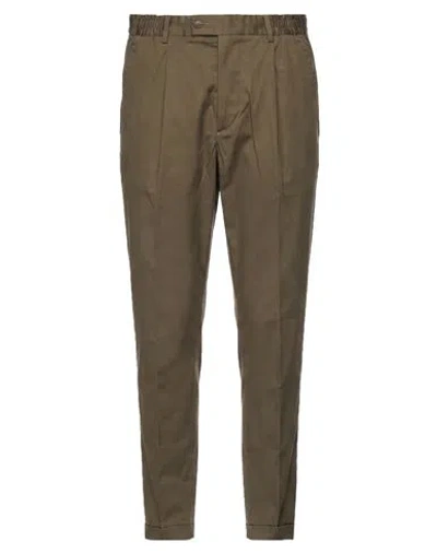 Yes London Man Pants Military Green Size 32 Cotton, Elastane