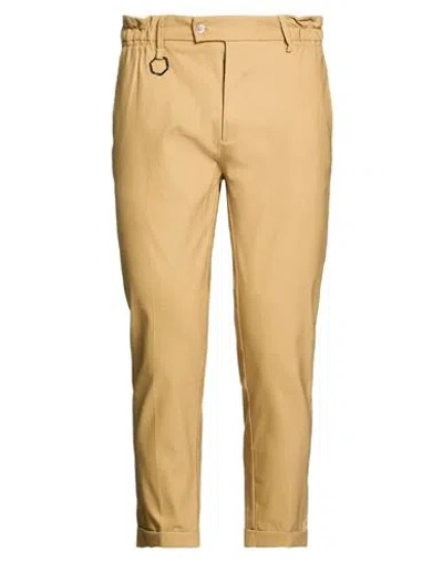 Yes London Man Pants Mustard Size 34 Cotton, Polyamide, Elastane