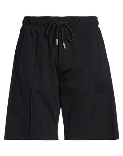 Yes London Man Shorts & Bermuda Shorts Black Size Xl Cotton