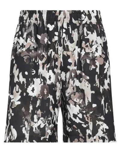 Yes London Man Shorts & Bermuda Shorts Black Size Xl Polyester