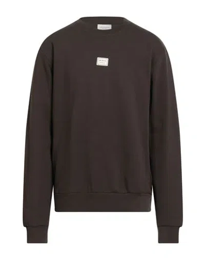 Yes London Man Sweatshirt Khaki Size Xxl Cotton In Multi