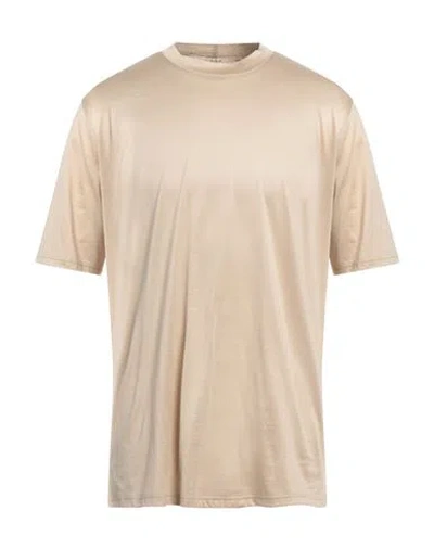 Yes London Man T-shirt Beige Size Xxl Cotton In Neutral