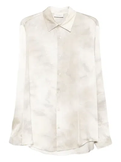 Yes London Tie-dye Shirt In Neutral