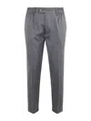 Yes London Trousers In Grigio Melange
