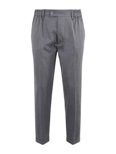 Yes London Trousers In Grigio Melange