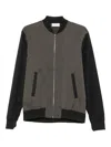 Yes London Two-tone Bomber Jacket In Green