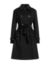 Yes London Woman Coat Black Size 10 Polyester, Viscose