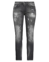 Yes London Woman Denim Pants Black Size 31 Cotton, Elastane In Black