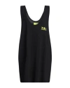 Y-e-s Your Everyday Superhero Woman Mini Dress Black Size S Cotton In Black
