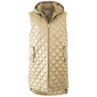 YES ZEE BEIGE NYLON VEST