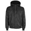Yes Zee Black Polyethylene Jacket In Black