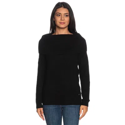 YES ZEE BLACK VISCOSE SWEATER