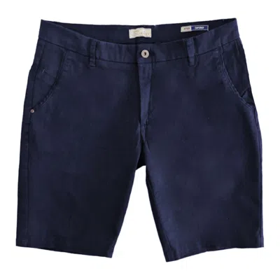 Yes Zee Blue Cotton Short