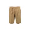 YES ZEE BROWN COTTON SHORT