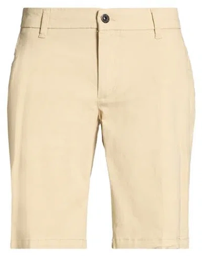 Yes Zee By Essenza Jeans Man Shorts & Bermuda Shorts Beige Size 30 Cotton, Elastane In Brown