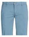 Yes Zee By Essenza Jeans Man Shorts & Bermuda Shorts Slate Blue Size 32 Cotton, Elastane