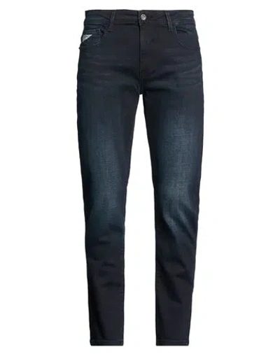 Yes Zee By Essenza Man Jeans Black Size 33 Cotton, Elastane