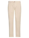 Yes Zee By Essenza Man Pants Beige Size 33 Cotton, Linen In Beige