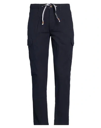 Yes Zee By Essenza Man Pants Navy Size 30 Cotton, Linen In Multi