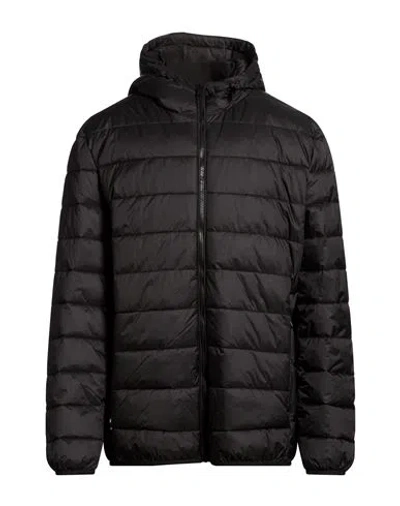 Yes Zee By Essenza Man Puffer Black Size 3xl Nylon