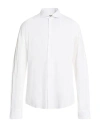 Yes Zee By Essenza Man Shirt White Size 3xl Cotton, Elastane